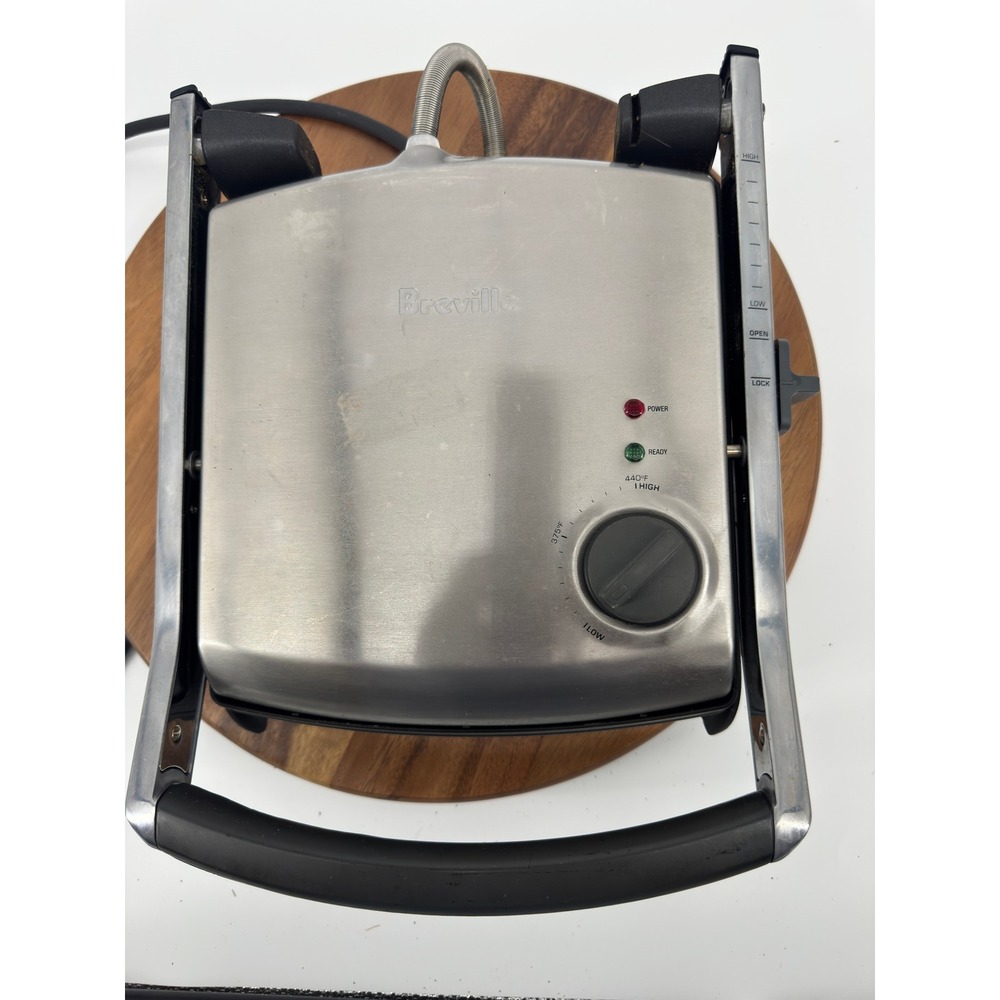 Breville Panini Press Grill‎ TG425XL Heavy Duty Stainless Steel Adjustable